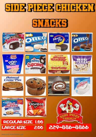 SNACKS $ 1.00  and  $ 2.00