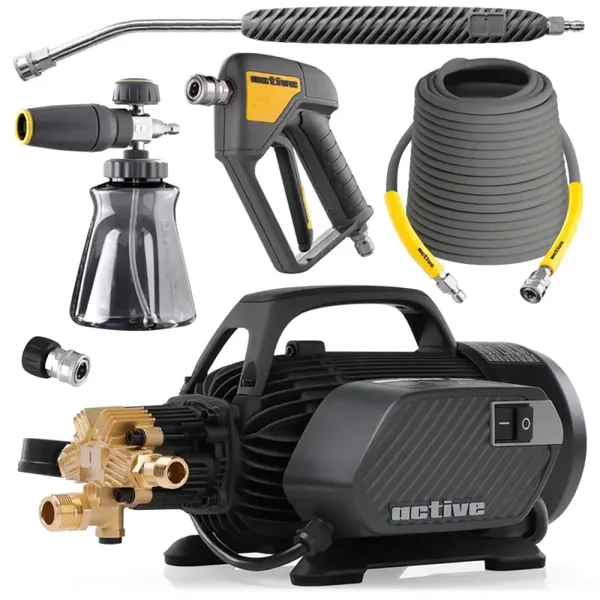ACTIVE 2.3 Hogedrukreiniger + Premium Accessoires Kit