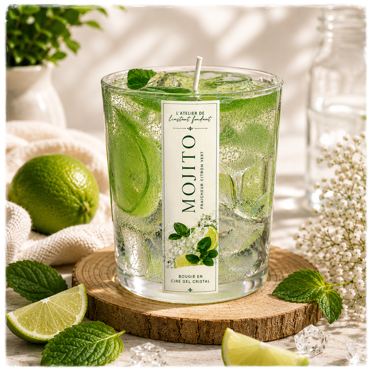 🍃 Bougie Mojito - Senteur Mojito