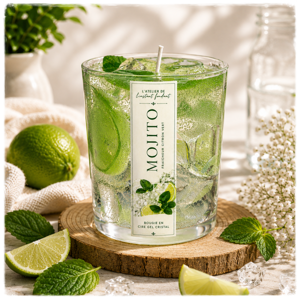 🍃 Bougie Mojito - Senteur Mojito
