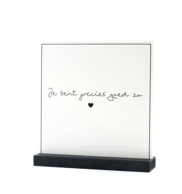 Together Deco plaatje - 01 - Je bent precies goed zo