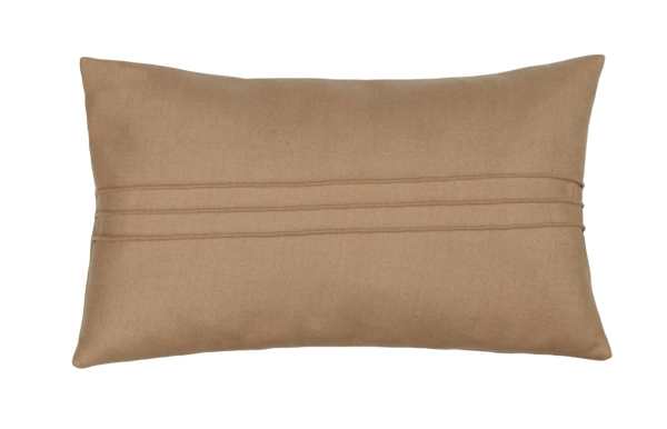 Kussen 3 streep light camel 54x32cm