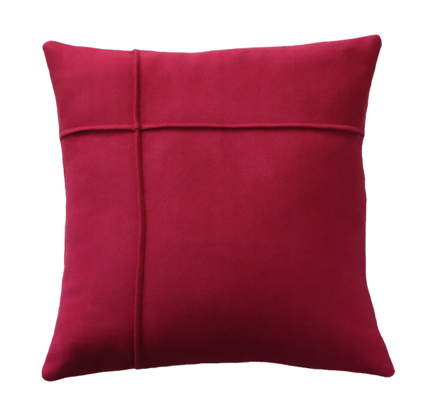 Kussen ruit fuchsia 47x47cm