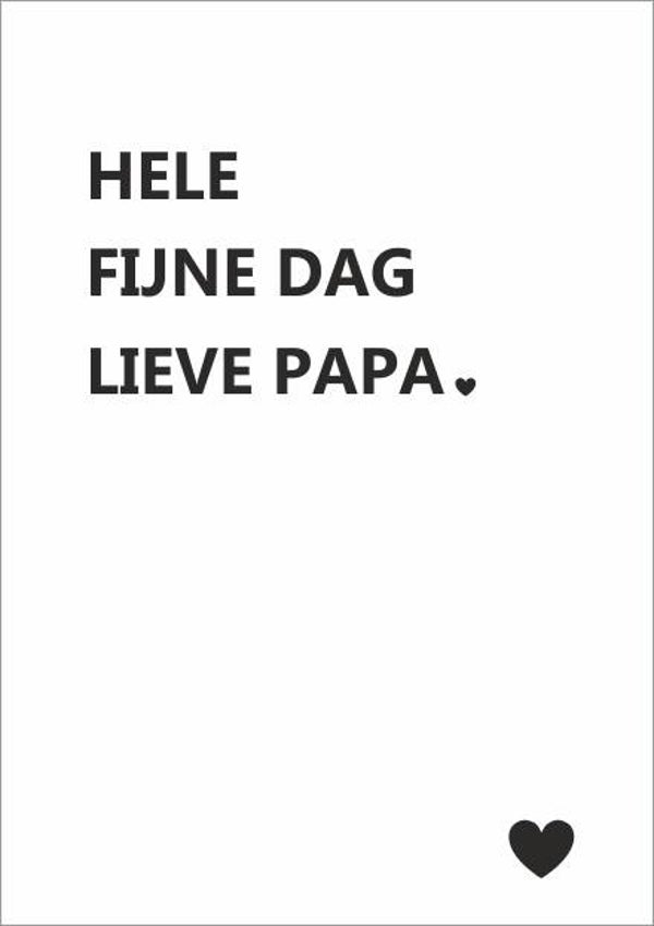 Link wenskaart 31 - Lieve papa