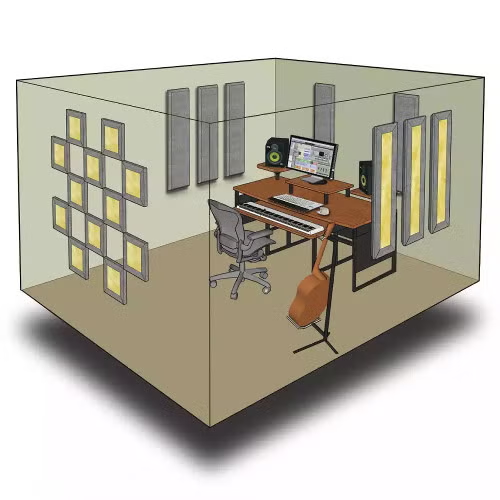 Akoestiek aanpassing middels dempende panelen
