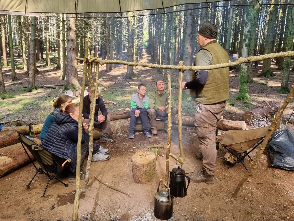 Training courses survival traditional craft skills bushcraft wales