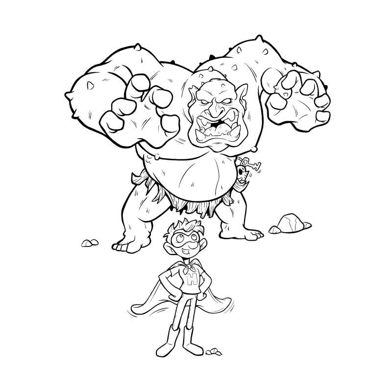 Inktober dag 21: Hero