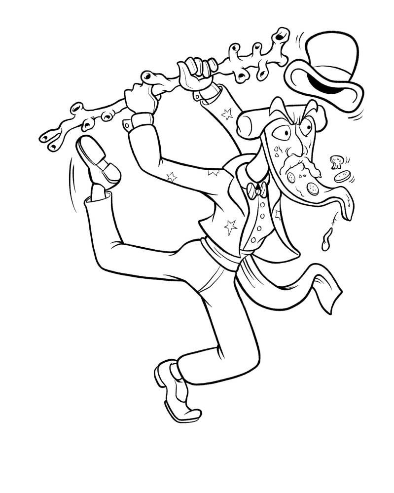 Magician, Coral, Slice Ink