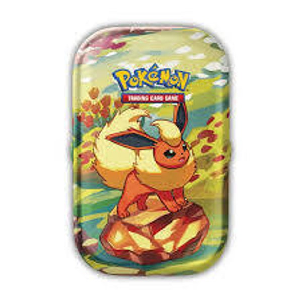 Prismatic Evolutions Tin Flareon