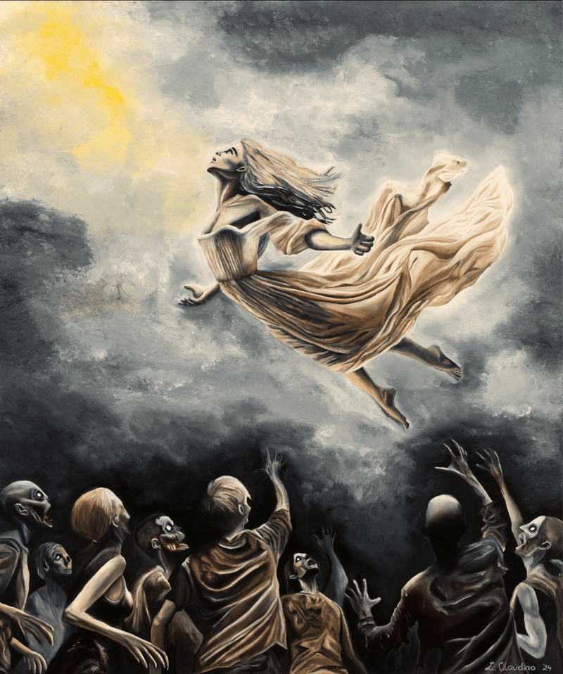 Beyond the Shadows — original oil painting by Lilith Claudino