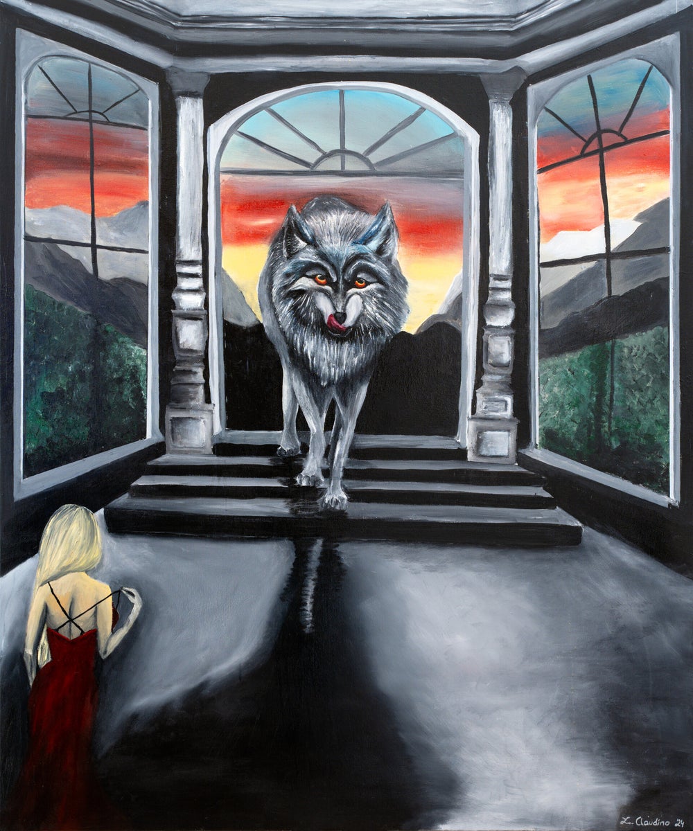 The Guardian of the Soul — original oil painting by Lilith Claudino