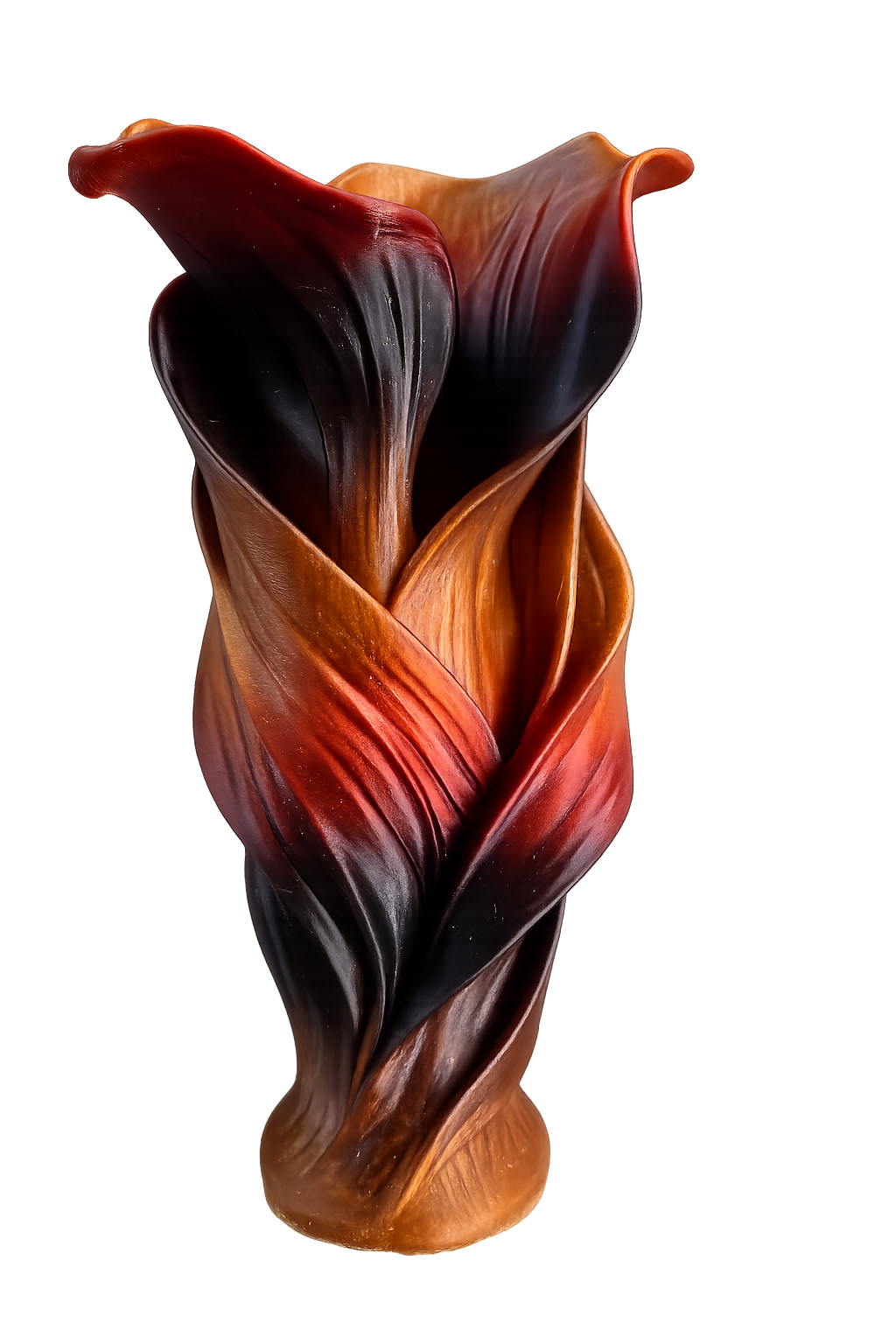 Flame Calla Lily Vase