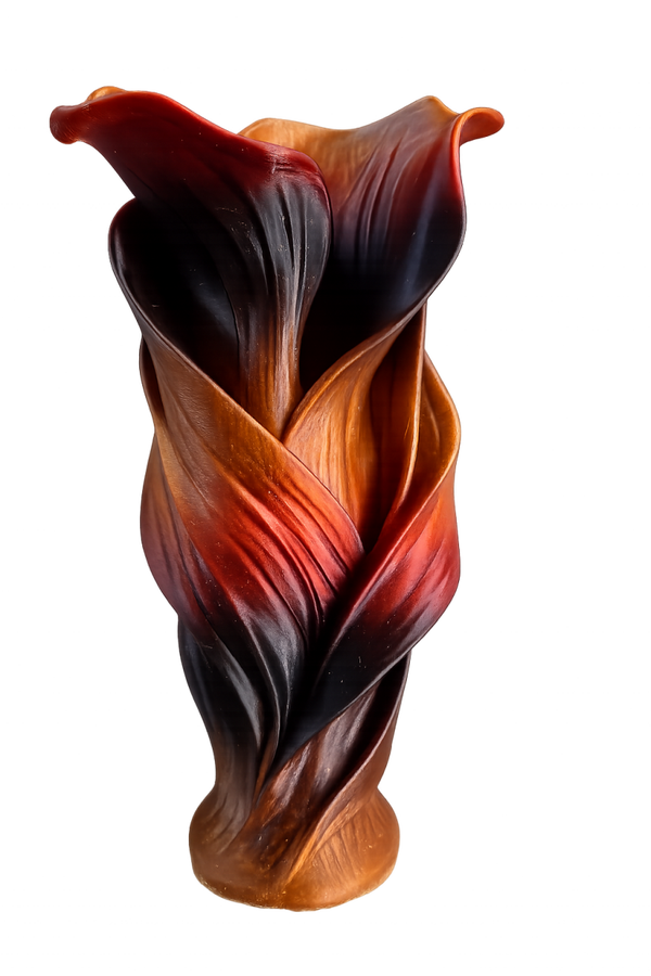 Flame Calla Lily Vase