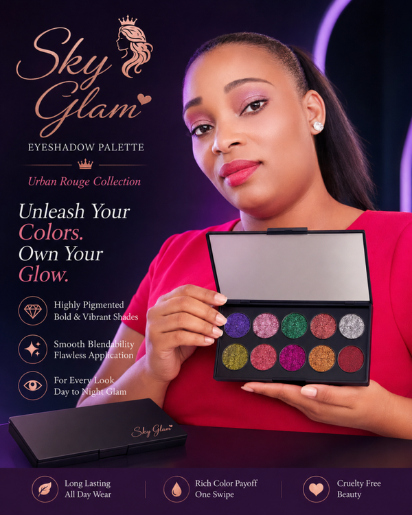 Sky glam eyeshadow