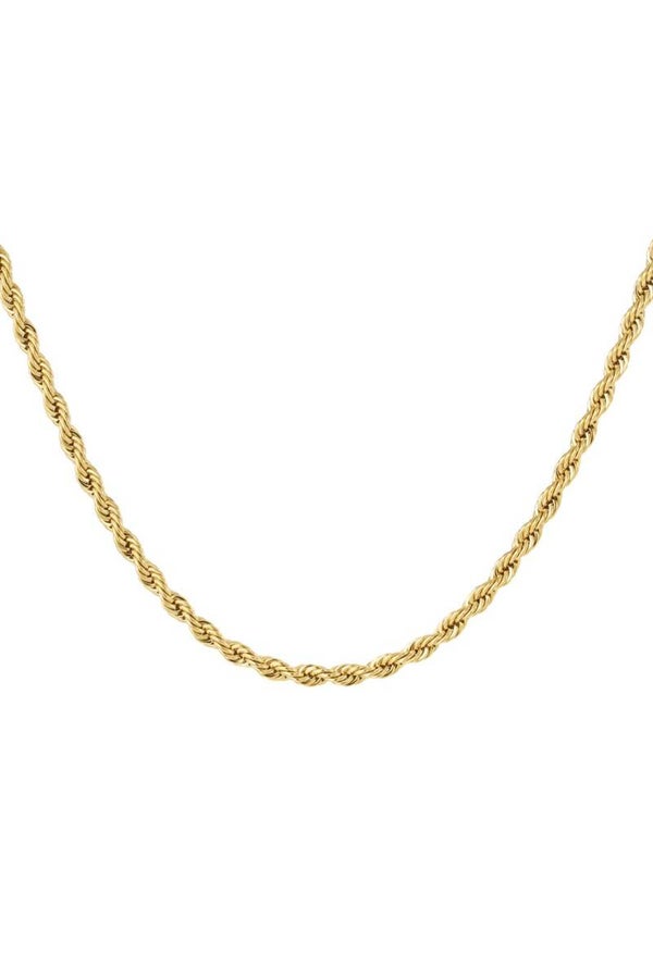 Ketting gedraaid dik - Goud