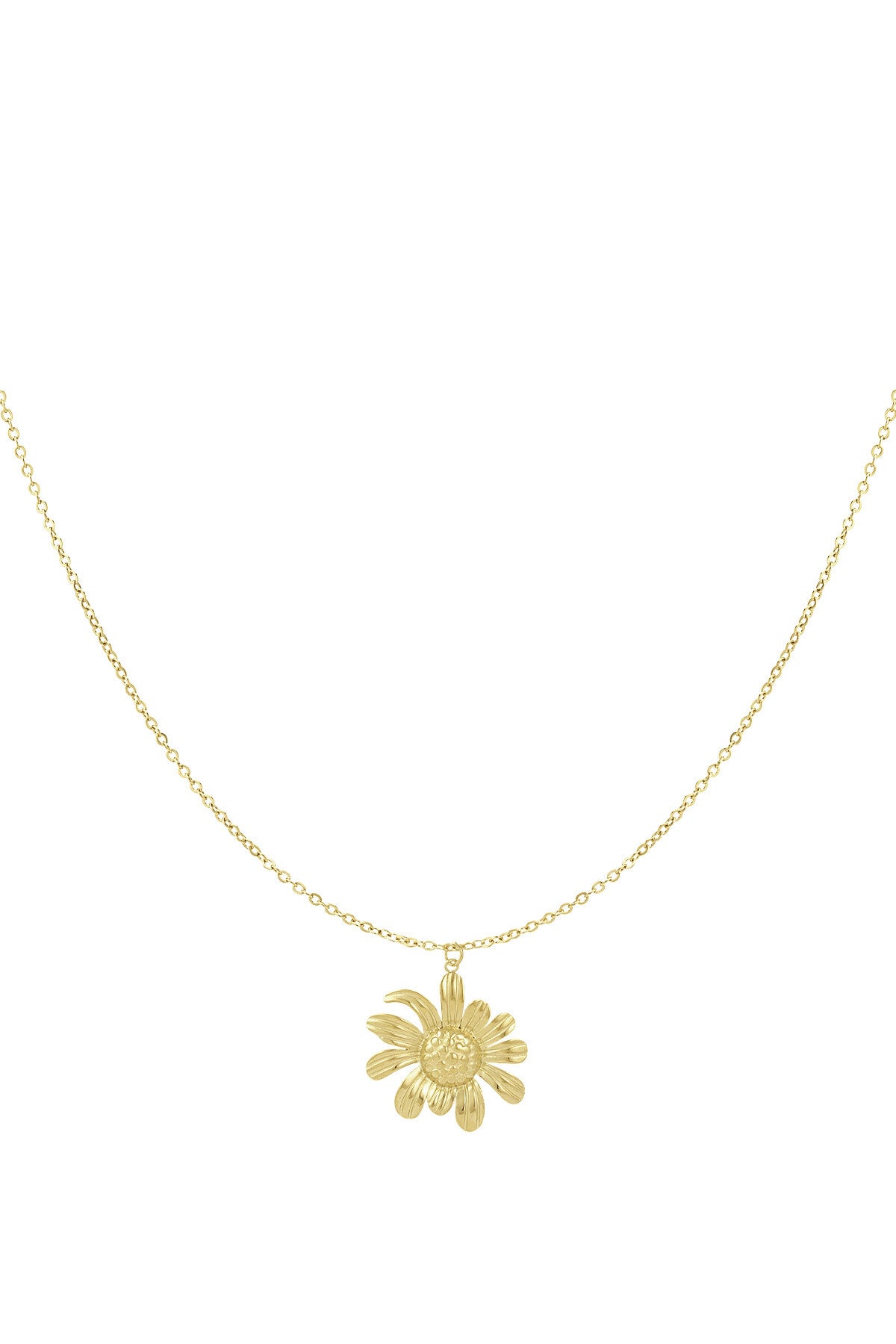 Ketting happy daisy - Goud