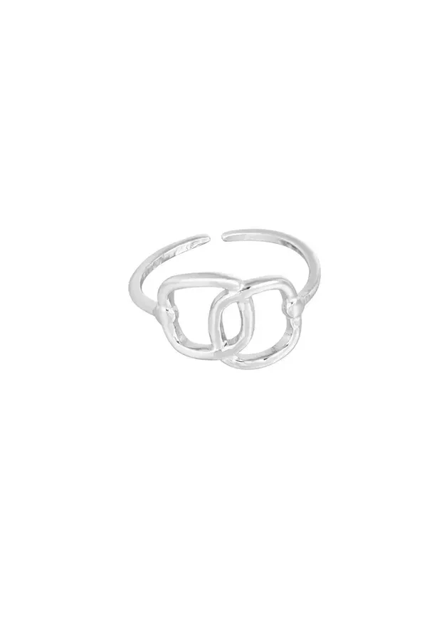 Ring connected - Zilver