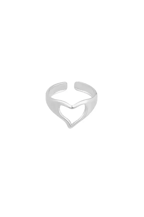 Ring love hands - Zilver