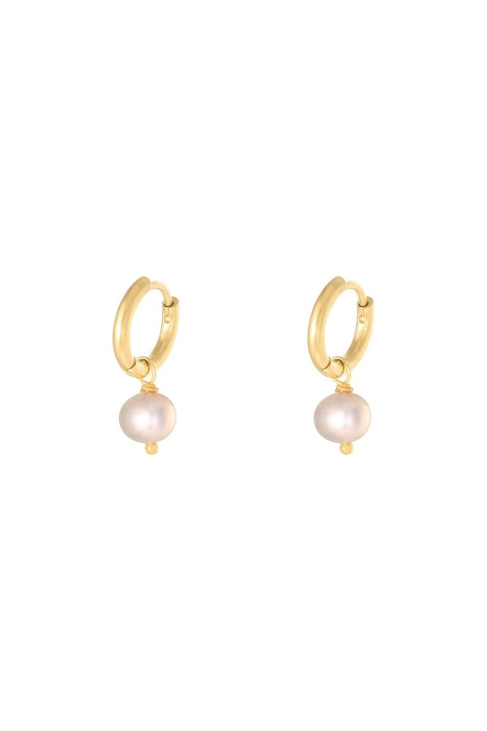 Oorbellen pearl of the sea - Roze