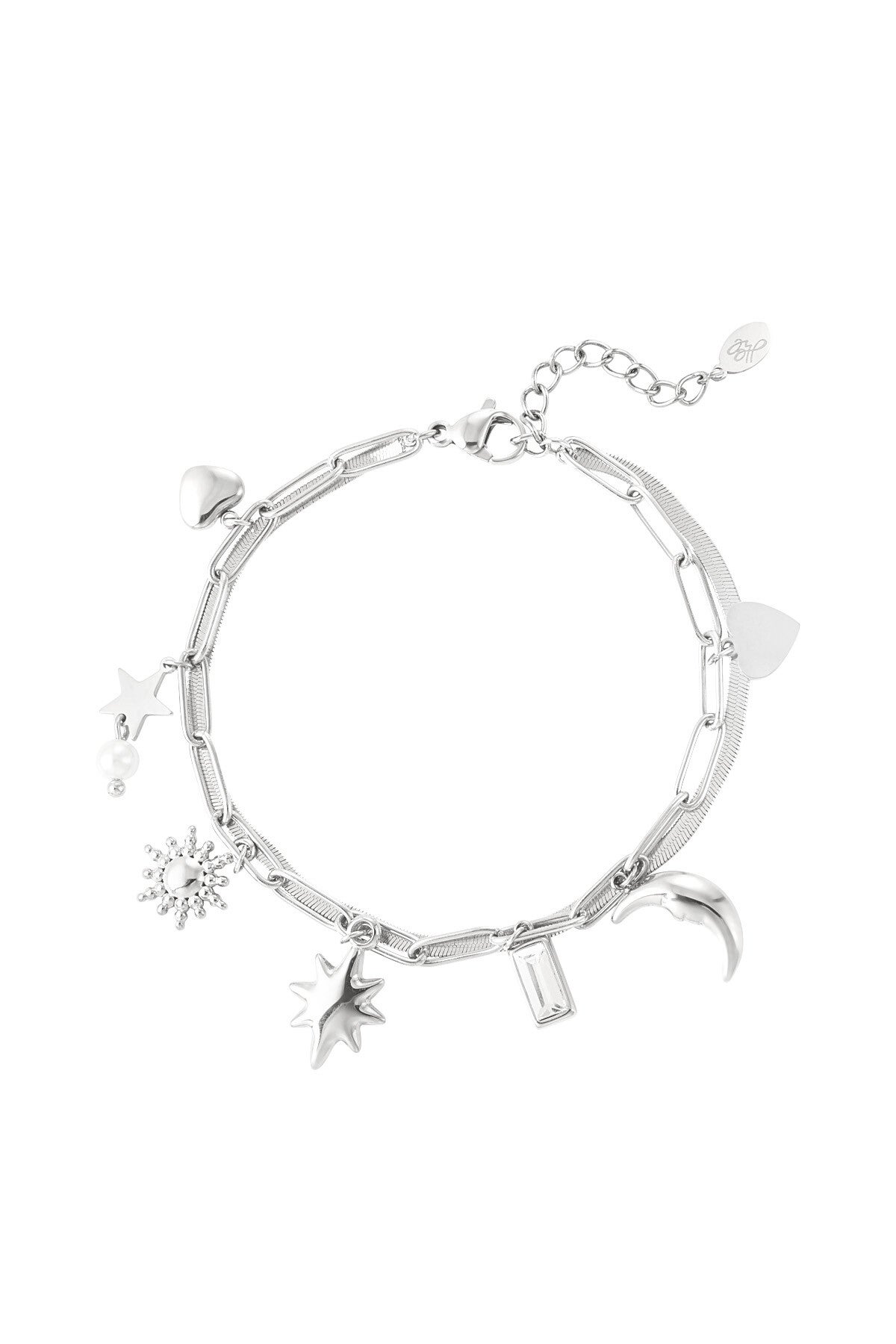 Armband day & night - Zilver
