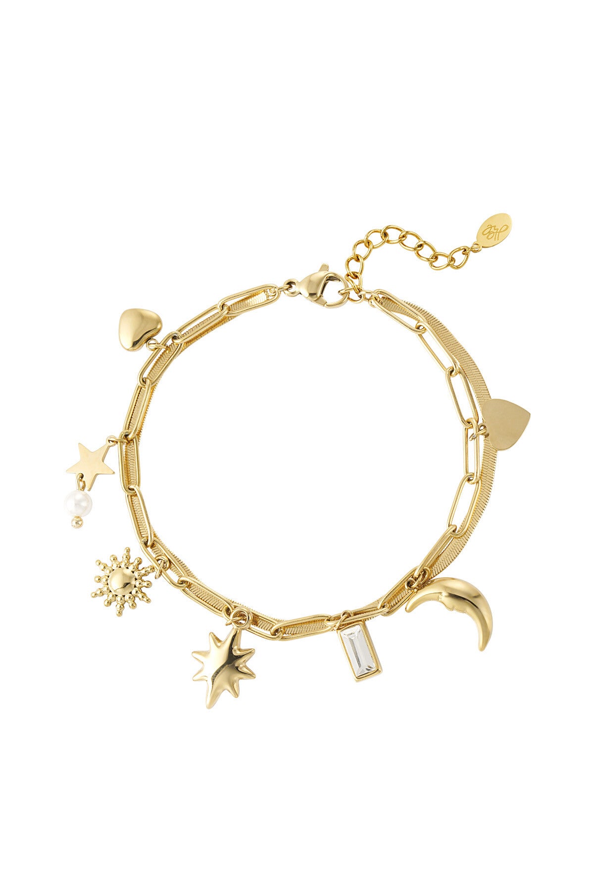 Armband day & night - Goud