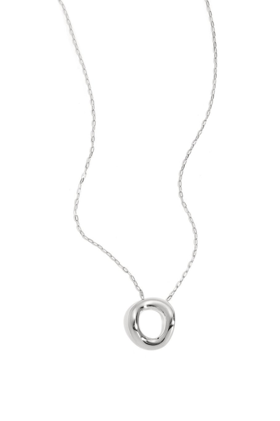 Ketting bold circle - Zilver