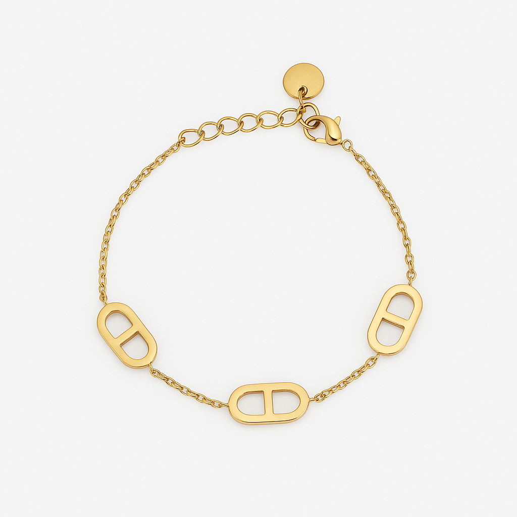 Armband DD fijn - Goud