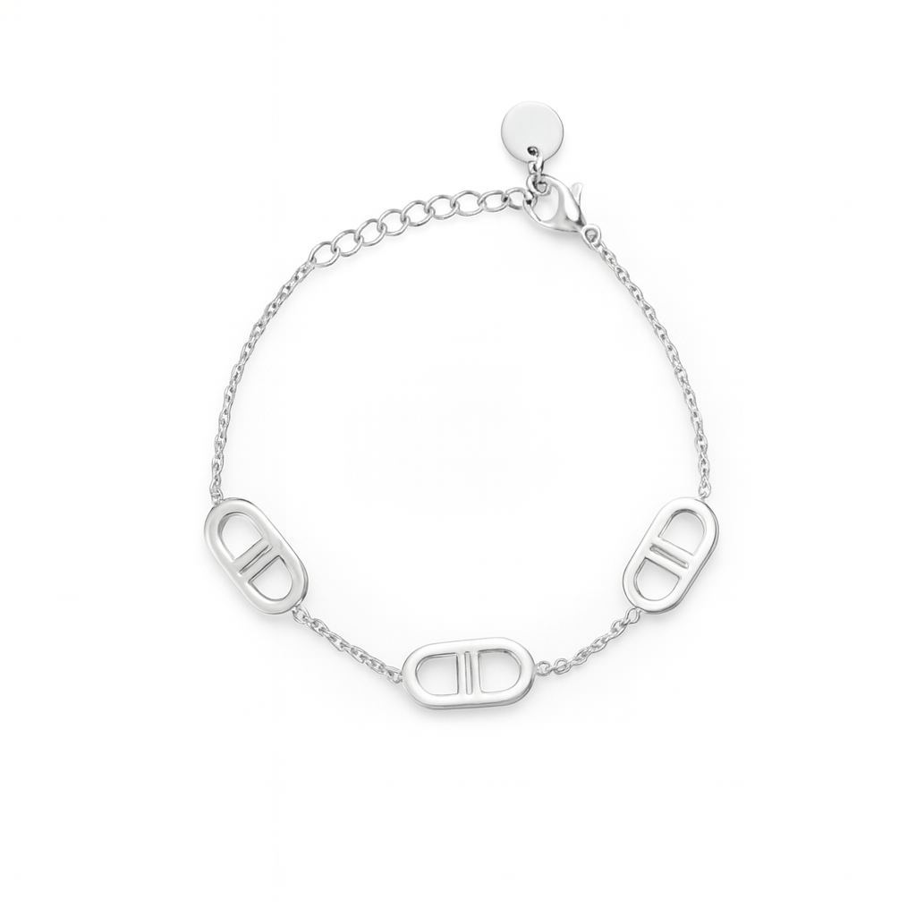 Armband DD fijn - Zilver