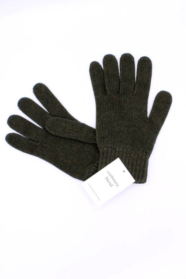 HANDSCHOENEN CASHMERE BLEND - KAKI