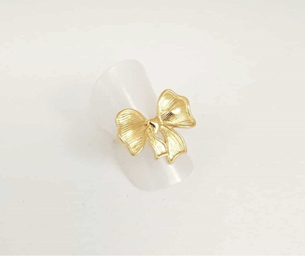 Ring grote strik - Goud