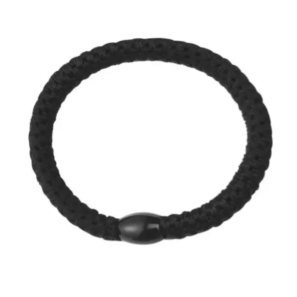 Haarelastiek / armband - Zwart