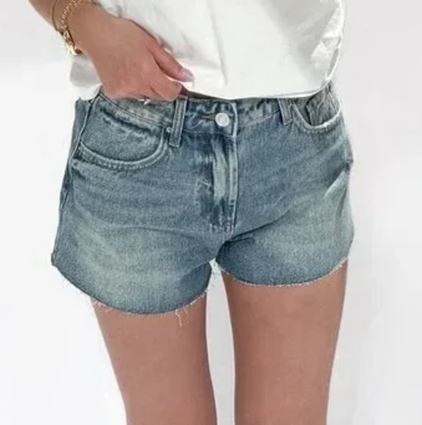 Redefined denim short - Blauw