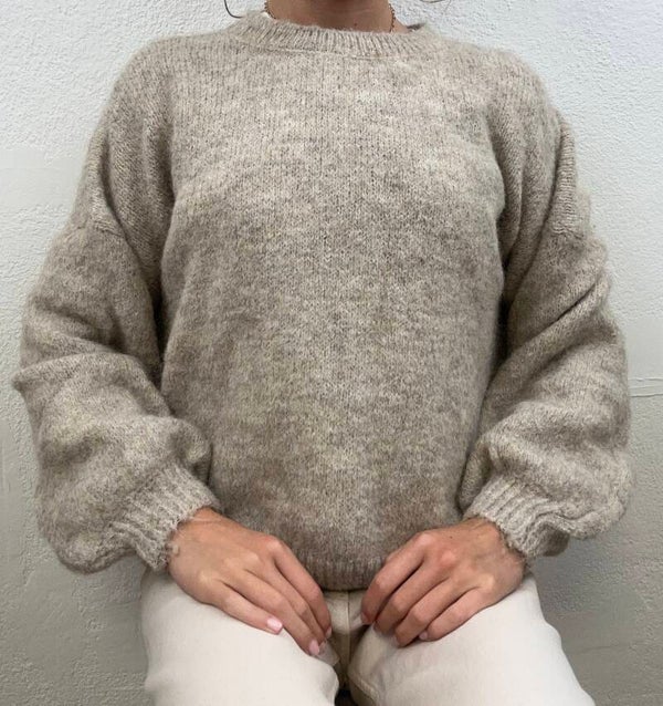 Knitted trui - Beige
