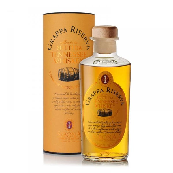 Sibona Grappa Riserva in botti da Tennessee Whiskey 50cl