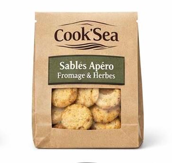 Sablé fromages et herbes