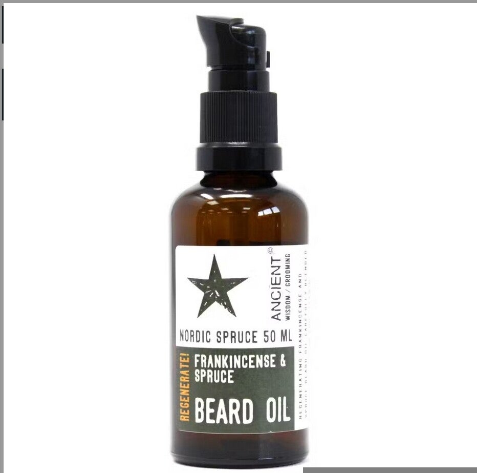50ml d'huile à barbe - sapin nordique - régénère !