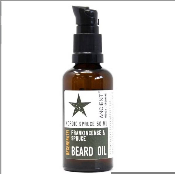 50ml d'huile à barbe - sapin nordique - régénère !