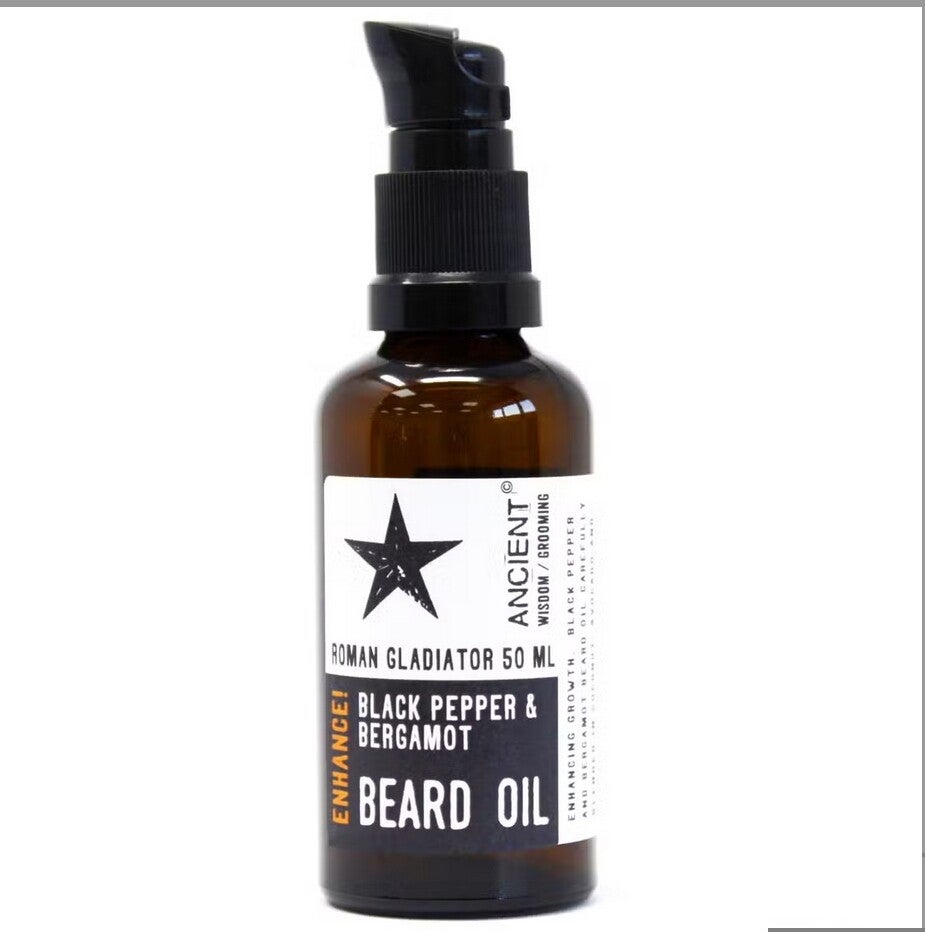 50ml d'huile à barbe - musc viking - nettoie !