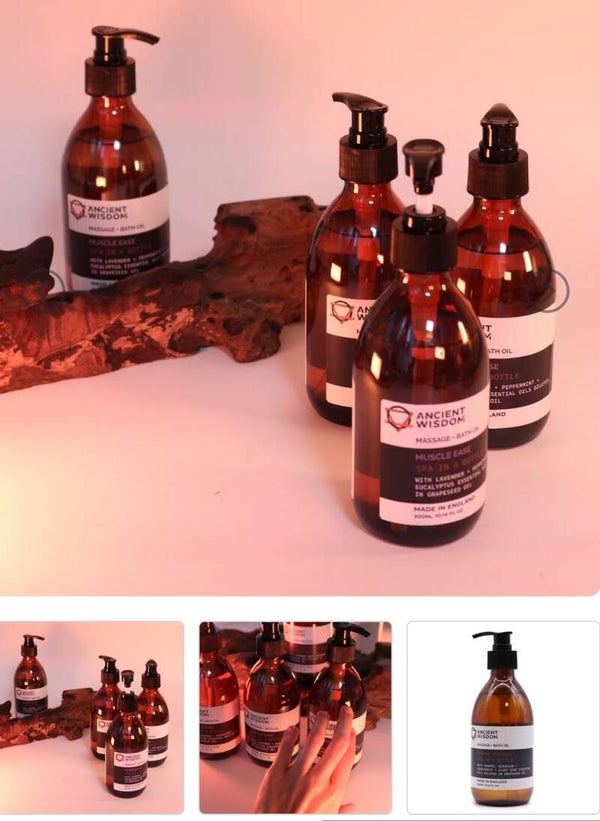 Huile de massage Visage et Corp Tonifiant et Raffermissant (300 ml)