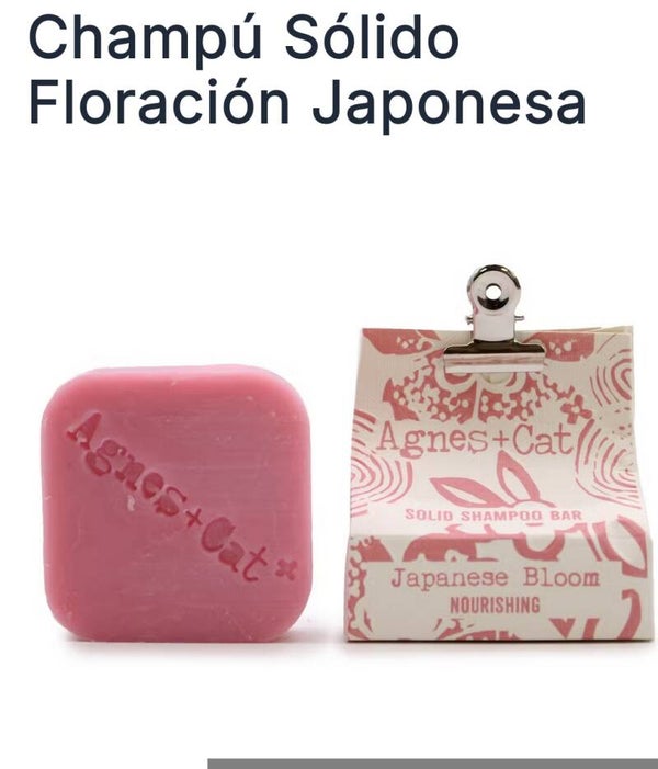 Shampoing solide fleuri japonais