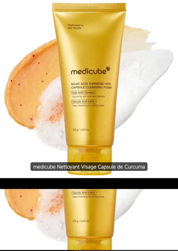 Nettoyant visage à l’acide kojique et au curcuma de Medicube