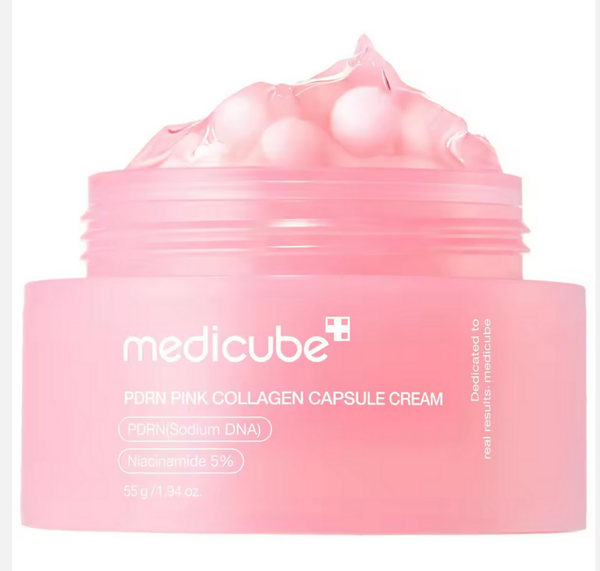 Crème hydratante pour le visage Medicube Salmon DNA Pink Collagen Capsule, crème hydratante légère, soin de la peau coréen