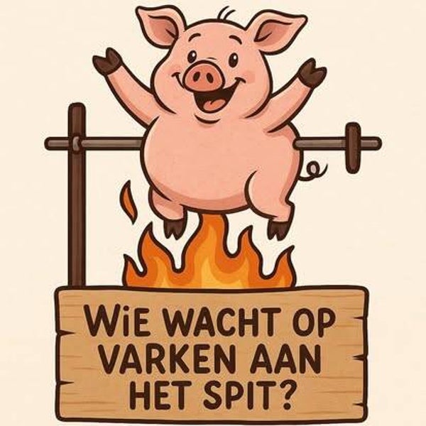 Varken aan het spit zondag