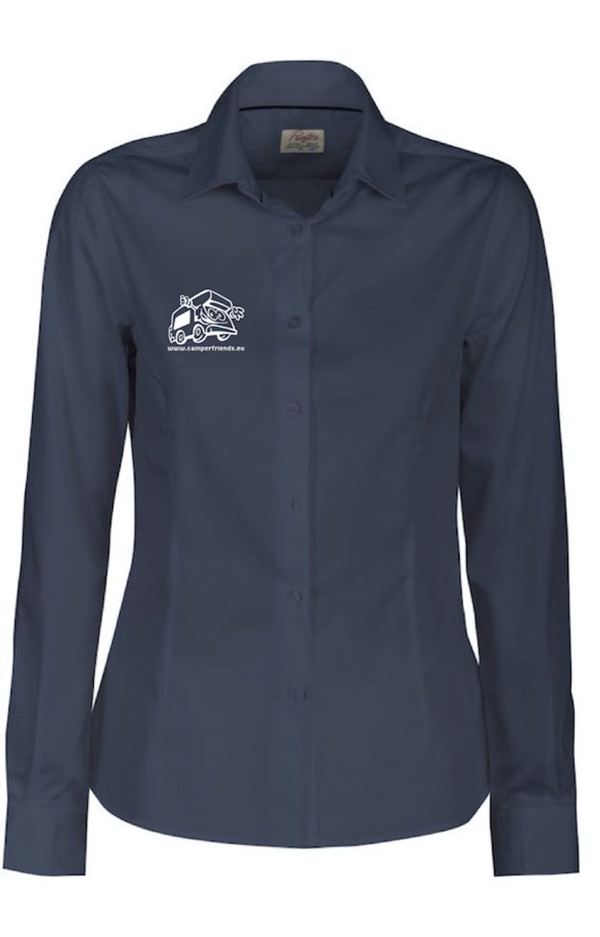 Dames blouse met logo camperfriends