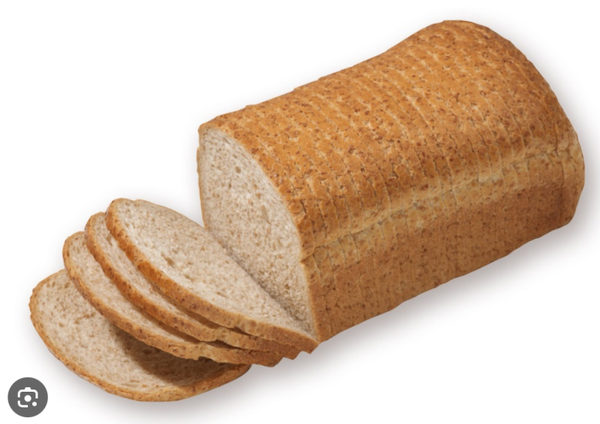 Klein bruin brood gesneden dinsdag