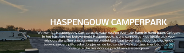 overnachting camperpark Haspengouw