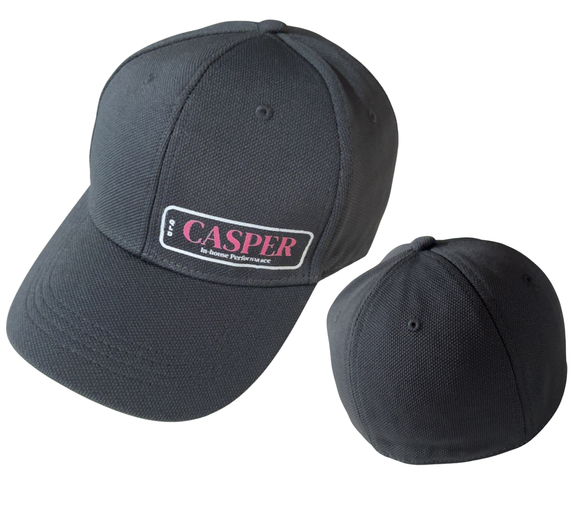 Casper Flexifit Cap - White Number Plate