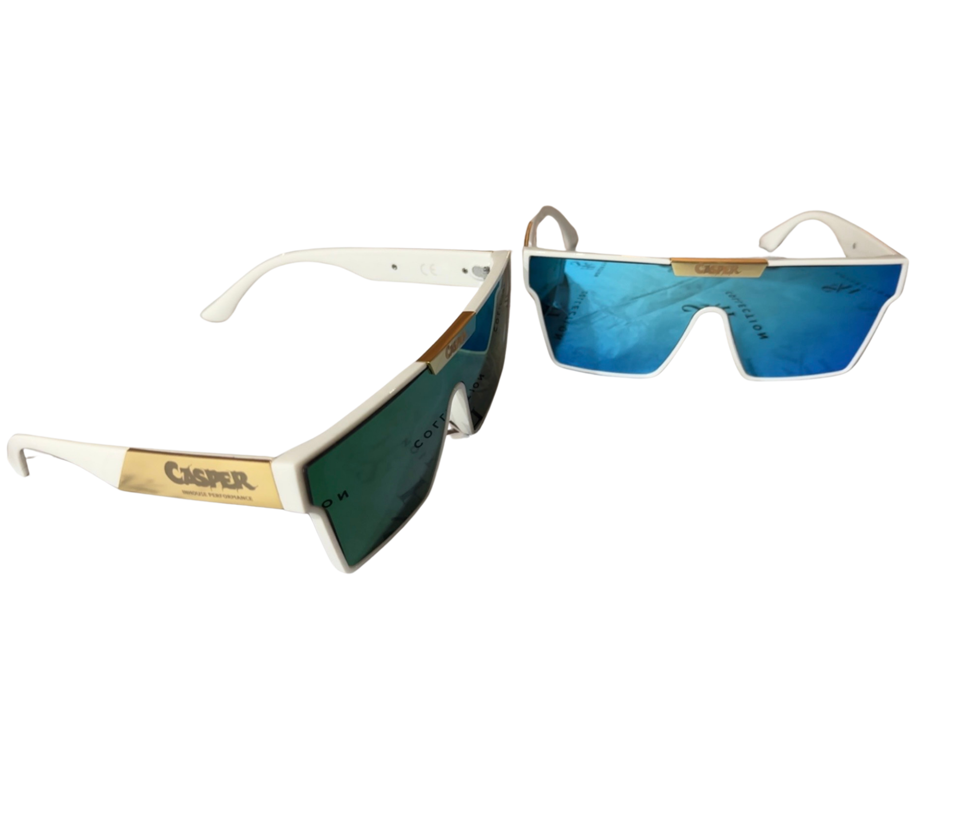 Casper Sunglasses - White/Blue