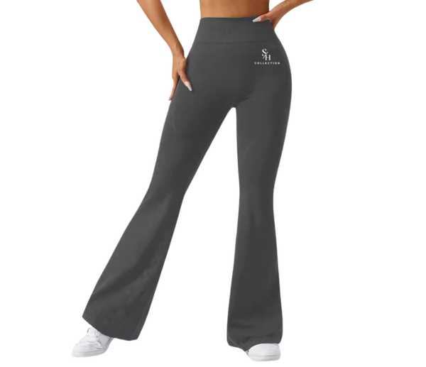 Signature Flare Leggings - Charcoal