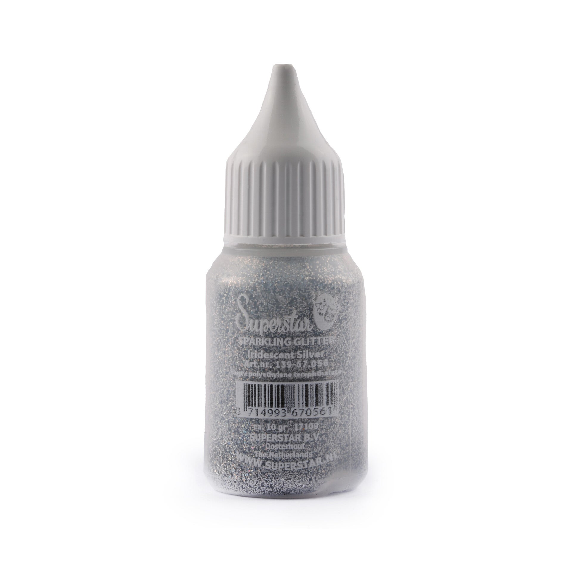 Superstar Sparkling Glitter Iridescent Silver